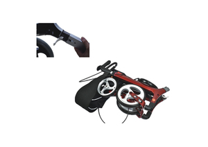 ישן אנשים למבוגרים רפואי שיקום מטופל מתקפל גלגל אורטופדי הליכה סיוע <span class=keywords><strong>rollator</strong></span> הליכונים עם מושב לקשישים - Product Image 5