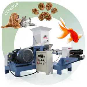 Quality Fish Pet Animal Dry Extruder Hen Food Production Feed Pallet Make Process Machine for Animal