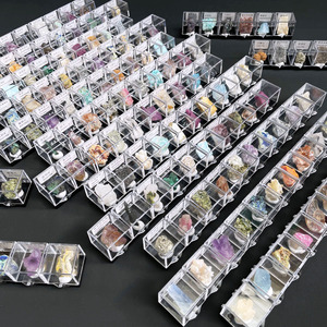 Scatola minerale acrilica all'ingrosso all'ingrosso rocce grezze naturali e scatola di campioni di cristallo - Product Image 6