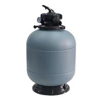 Système de filtration de piscine au sable hors sol et enterré Jade 16 pouces avec vanne multi-ports 5 voies 21 000 gallons sur pied