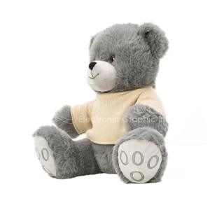 Ours en peluche personnalisé vierge de 18 cm par Sublimation avec T-Shirt - Product Image 4