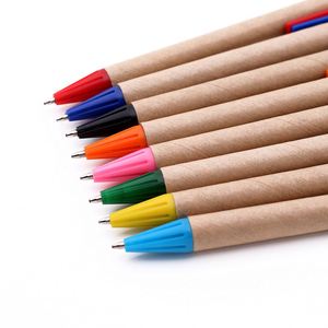 Bolígrafo Deportivo de Cartón Reciclado Ecológico con Logotipo Grabado Personalizado, Tinta Azul/Negra - Product Image 5