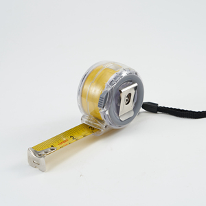 Ruban à mesurer en acier rétractable de haute précision, outil de menuiserie à verrouillage automatique, étui transparent haute visibilité, mesure métrique - Product Image 6