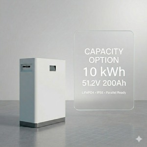 แบตเตอรี่ระบบกักเก็บพลังงานภายในบ้าน 51.2V 5kWh 10kWh 15kWh ประสิทธิภาพสูง 40 Plus รองรับ LCD BMS NEHC0004 51.2v Home ESS Bat - Product Image 5