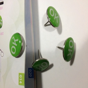 Chất Lượng Cao Trang Trí Đầy Màu Sắc Tùy Chỉnh Pvc Kim Loại Đẩy <span class=keywords><strong>Pin</strong></span> Được Sử Dụng Cho Bức Tường Ảnh - Product Image 6