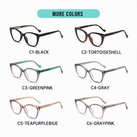 Lunettes d'ordinateur anti-lumière bleue œil de chat pour femmes, imprimé moderne, dégradé tendance, OEM ODM, logo personnalisé, dropshipping