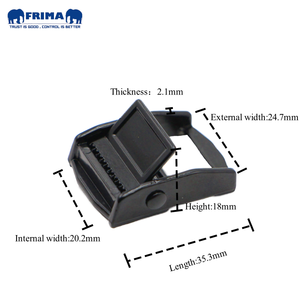 FRIMA 80KG 20mm 316 Hebillas de aleta de leva de acero inoxidable Hebilla de embalaje para correa de carga de amarre de Servicio Ligero - Product Image 2