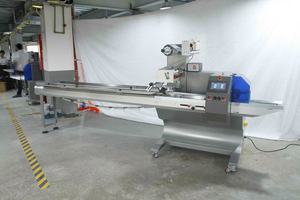 Machine d'emballage automatique Flow Pack pour viande de volaille, morceaux de pain et charbon de bois - Product Image 4