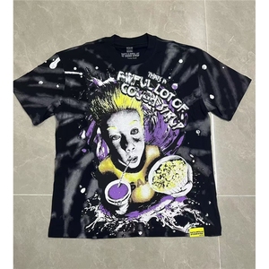 T-shirt da <span class=keywords><strong>uomo</strong></span> a maniche corte con stampa grafica 3D personalizzata, 100% cotone, ecologica, con motivo That's Awful Lot Cough Syrup Hip Hop - Product Image 2