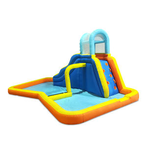 Château gonflable pour enfants Yingkun, <span class=keywords><strong>petit</strong></span> lit à sauter en forme de grenouille, fond en mousse, toboggan arc-en-ciel, filet de protection, <span class=keywords><strong>trampoline</strong></span>, 3 ans - Product Image 5