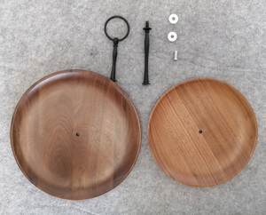 Espositore da Dessert in legno a doppio strato reale retrò in stile europeo di vendita calda - Product Image 3