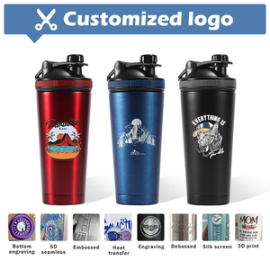Custom logo Stainless Steel Double Wall Insulated Protein Powder Shaker 750ml Sports Gym Fitness Workout <strong>Blending</strong> Water <strong>Bottle</strong> - Product Image 6