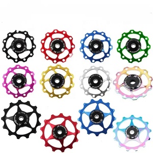 Galet de dérailleur arrière en alliage d'aluminium 11T 13T avec roulement en acier pour VTT et vélo de route - Product Image 1