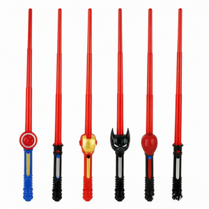 Espadas LED Brillantes de Dibujos Animados, Espada de Superhéroe al por Mayor, Juguete Infantil para Fiestas, Juguetes Luminosos de Cosplay, Espada de Luz Nocturna LED Colorida - Product Image 6
