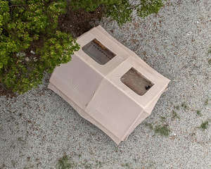 12 ㎡ Tente de camping gonflable, tente de camping gonflable avec grand hublot, tente gonflable imperméable en tissu Oxford avec protection solaire - Product Image 1