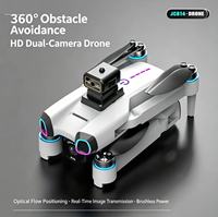 Nouveau Drone de Photographie Aérienne Transfrontalier à Double Caméra, Détection d'Obstacles par Flux Optique, Télécommande 6 Canaux, WiFi 5G, en Plastique