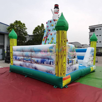 Mur d'escalade gonflable géant pour défi de carnaval, jeu d'escalade, capacité 500 kg, design portable, utilisation commerciale en extérieur pour fêtes
