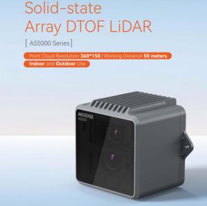 Sensor LiDAR Akusense AS5000 de 50M, 360*150, Estado Sólido DTOF, para Interiores y Exteriores, Mapeo 3D, AS5000 Estado Sólido DTOF - Product Image 5
