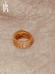 Bague de fiançailles RIZTA JEWELS de luxe en or blanc 14 carats avec diamant de laboratoire taille ronde et pierres latérales couleur D pour femme - Product Image 5