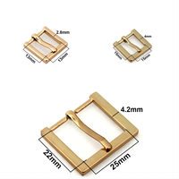 Cloxy 13/15/20/25mm alliage forme carrée sangle boucle carrée boucle ardillon pour chaussures sandale curseur réglable pour sac sangle sangle