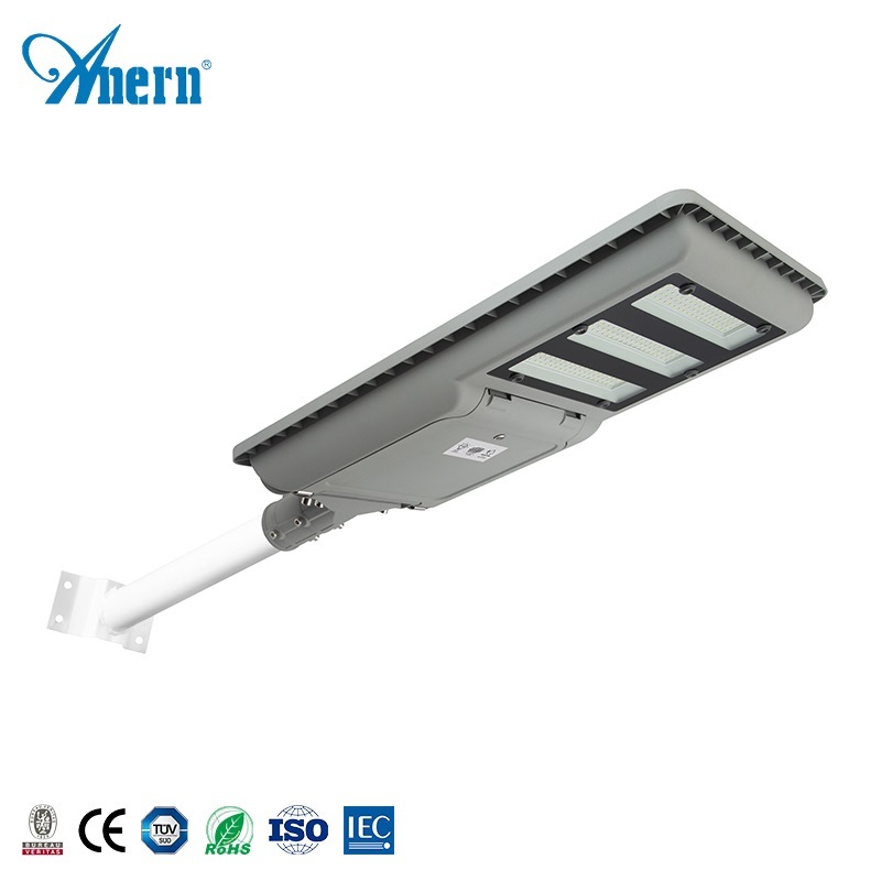 IP65 LED al aire libre iluminación de camino 60W 80W 100W Solar todo en uno integrada de la lámpara de calle