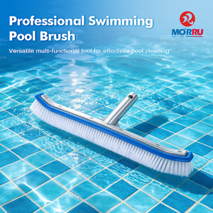Limpieza de piscinas de fábrica Precio al por mayor Cepillo de pared de <span class=keywords><strong>piscina</strong></span> Cepillo de <span class=keywords><strong>torrente</strong></span> azul de natación - Product Image 1