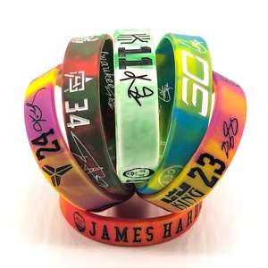 Pulsera de Gel de Silicona de Baloncesto con Diseño de Cabeza Humana, Anillo Estilo Lava, Temática <span class=keywords><strong>James</strong></span> Curry, Luminosa y Motivacional - Product Image 3