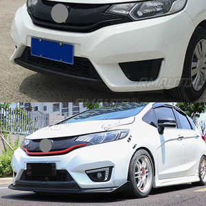 Front Bumper Lip Lower Chin Modified Exterior Part Decoration Tuning Accessories <b>Splitter</b> for Honda Fit Jazz 2014-2017 - Product Image 6