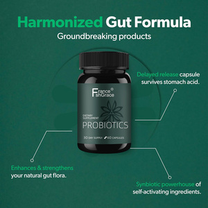 Nouvelle Arrivée Complément Probiotique Probiotique Quotidien pour Femmes et Hommes Soutien Santé Digestive 60 Capsules Probiotiques - Product Image 3