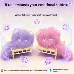 Nouveau Robot Chat AI 2026 en Peluche, Interactif Vocal, Compagnon d'Éveil et d'Apprentissage, Modèle Grand Format Apaisant, Poupée Animale de Compagnie - Product Image 2