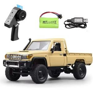 Coche RC a Escala 1:12 SJY-MN82 PRO Mejorado 4x4 Todoterreno con Faros, Control Remoto, Juguete para Niños, Regalo para Adultos - Product Image 2