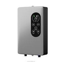 Pemanas Air Listrik Instan Pintar 3500W-5500W - Pemanas Air Panas Tanpa Tangki yang Dipasang di Dinding 120V-240V untuk Dapur & Kamar Mandi