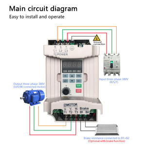VFD-M Series 220V 0.75kw Single Phase VFD007M21A - Product Image 6