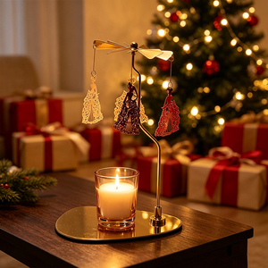 Decorazioni per la cameretta delle bambine: Candelabri a energia solare, lussuosi decori da tavolo per la casa, candele profumate sospese, portacandele - Product Image 3