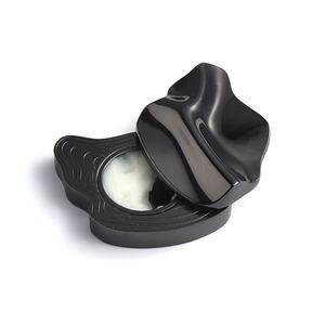 Nuevo Diseño, Forma Irregular, Negra, Personaliza tu Propio Logotipo, Caja Metálica para Bálsamo Sólido - Product Image 6