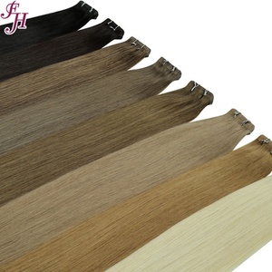Puddinghair Vente d'usine Extensions de cheveux Remy double tirage à bandes adhésives Vierge ultra-lisses # 8 Extensions de cheveux humains à bandes adhésives - Product Image 4