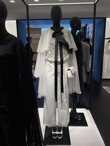 Vestido chal de seda Floral Vintage para mujer, Falda de tubo con estampado de leopardo, encaje corto con lentejuelas, cadera delgada, seda completa, banquetes de verano naturales - Product Image 5