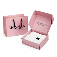 Bonnet en Satin Imprimé avec Logo Personnalisé Boîtes d'Expédition Postales Emballage Chouchous avec Noeud pour Cheveux en Soie Boîte Cadeau en Carton Pliable avec Sac