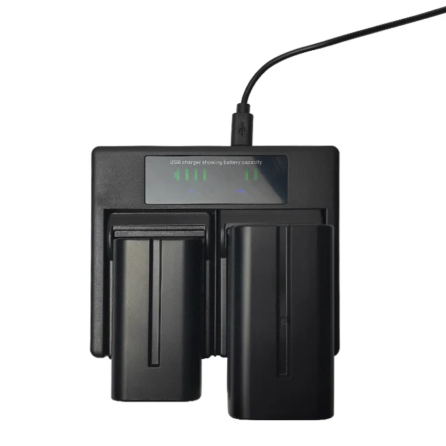 Chargeur universel de batterie d'appareil photo modèle ABS Protection contre les surcharges à manches courtes pour Sony Canon Nikon Fuji