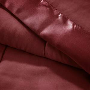 DB Queen Size Lightweight Down Alternative Blanket Satin Trim <b>100</b>% Cotton Nonwoven Technics Portable Solid Pattern for All Seaso - Product Image 2