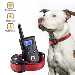 Dog No Shock Collar With Remote For Small Beep Dog Buzzer Dog Obedience Training Equipment Running Hunting Anti Bark Collar
