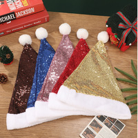 Coiffe de fête en velours à sequins imprimés pour adultes et enfants - Décoration de scène