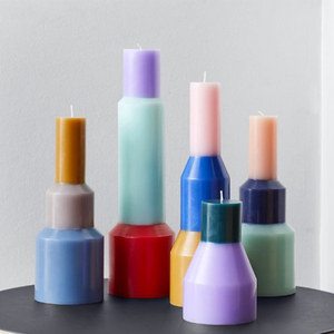 All'ingrosso <span class=keywords><strong>naturale</strong></span> colonna di <span class=keywords><strong>cera</strong></span> di soia candela san valentino profumata votiva <span class=keywords><strong>in</strong></span> fragranza di Rose per feste matrimoni uso domestico - Product Image 4