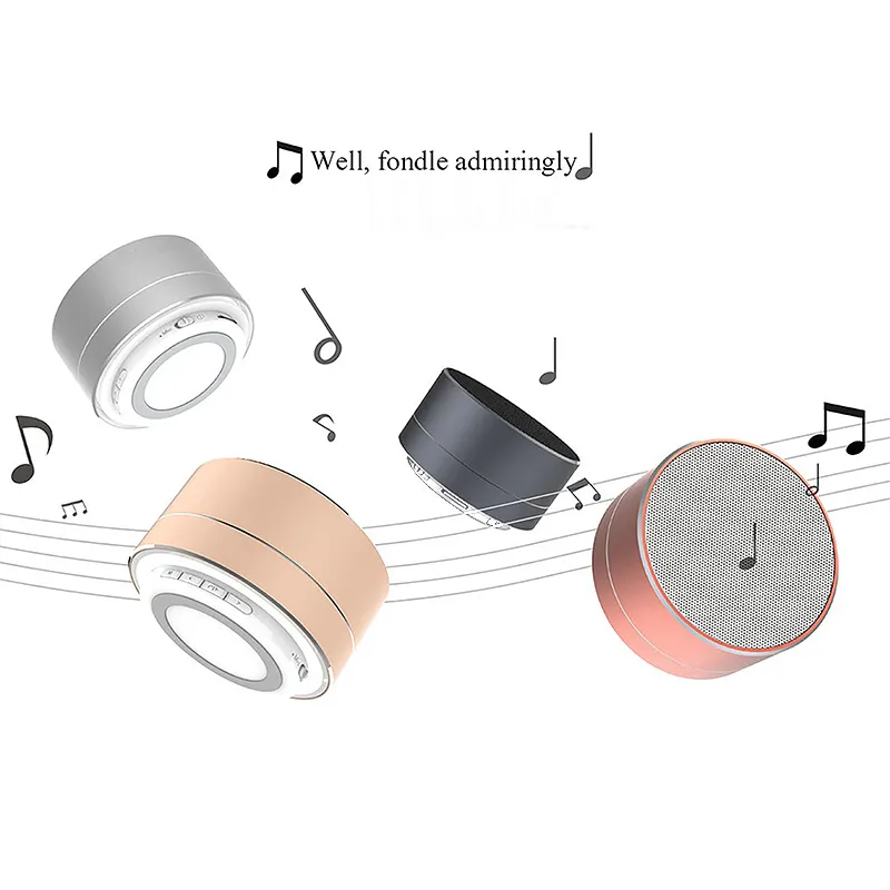 2023 Outdoor portable colorful led speakers wholesale waterproof Wireless stereo bluetooth Speaker Outdoor With LED Light