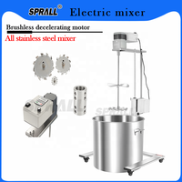 Type de chariot SPALL agitateur aérien chimique électrique shampooing savon liquide mélange peinture couleur mélangeur équipement Machine