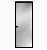 Porte en verre en alliage d'aluminium de qualité supérieure avec fonction antivol, design minimaliste pour applications résidentielles et commerciales