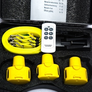 <span class=keywords><strong>Collar</strong></span> de entrenamiento para perro de caza, de Color amarillo, impermeable, con mando a distancia, 3 beepers de fábrica original - Product Image 4