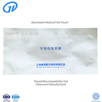 Sac d'emballage médical blanc, thermoscellable, stérile, résistant à la pénétration microbienne, certifié ISO13485, pochette à membrane biologique