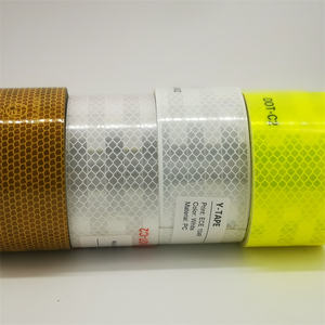 Fabrieksprijs 1 Inch Zwart Retro 100Mm Stick-On Reflecterende Tape Hoge Zichtbaarheid Licht Prisma Bedrukbare Huisdierklevende Acryl Pc - Product Image 2