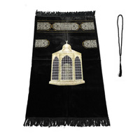 Ensemble de cadeaux islamiques à faible MOQ avec boîte cadeau cylindrique, tapis de prière islamique doux pour Ramadan, Aïd, Nikkah, chapelet musulman